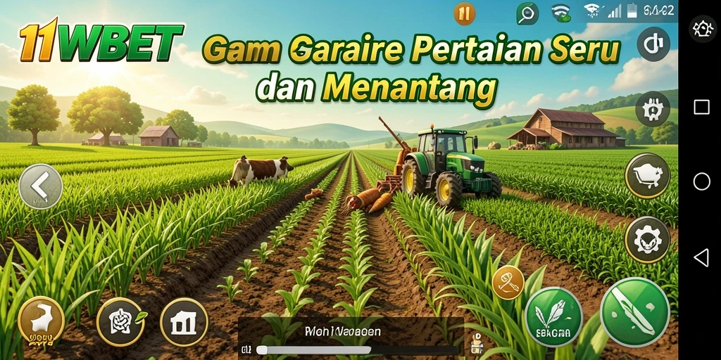Gameplay menarik dari 11WBET yang menampilkan pertanian dan hewan.