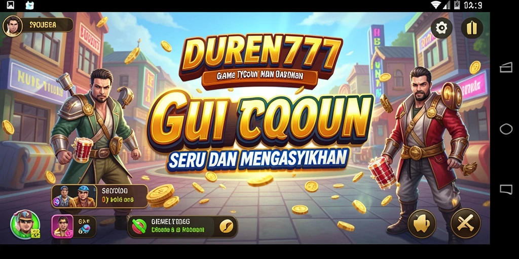 Tampilan gameplay DUREN777 yang menawan dan penuh strategi.