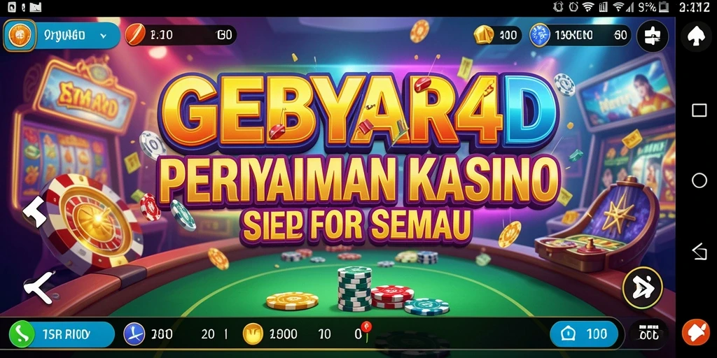 Tampilan gameplay Kasino yang mendebarkan di GEBYAR4D.