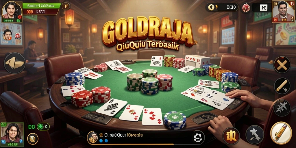 Tampilan screenshot gameplay QiuQiu yang mendebarkan.