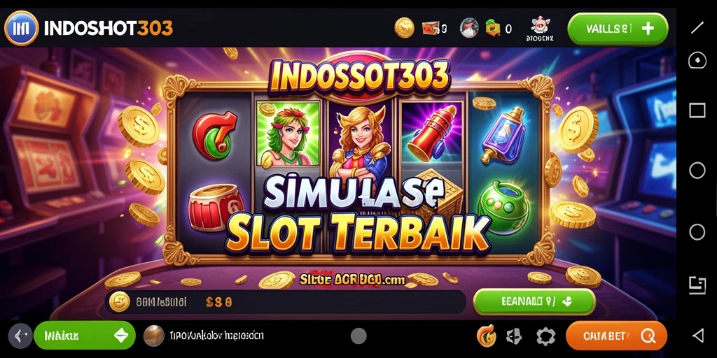 Tampilan menarik dari gameplay INDOSLOT303 yang menampilkan mesin slot beragam.