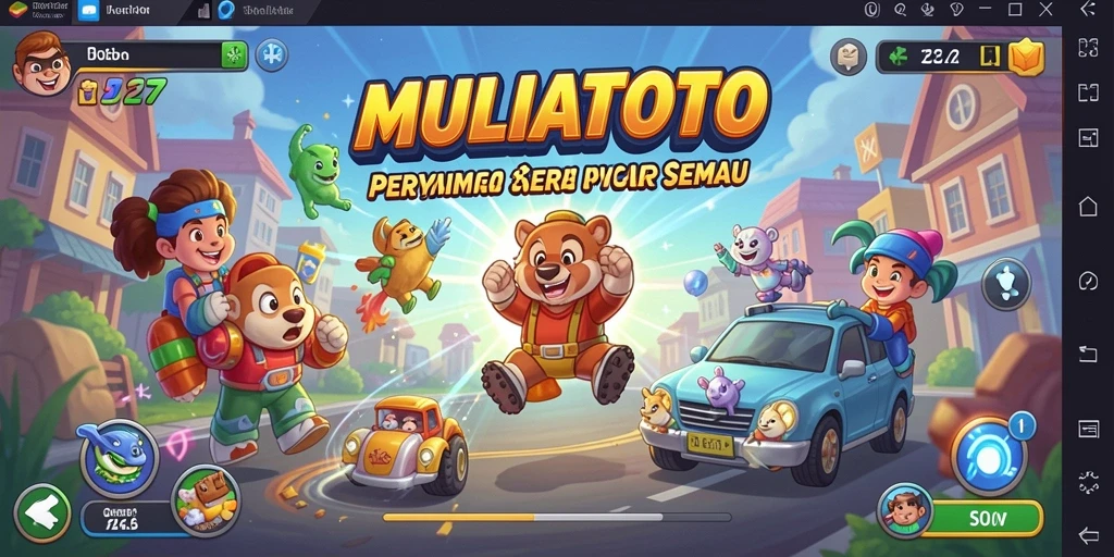 Tangkapan layar menampilkan gameplay seru dari MULIATOTO.