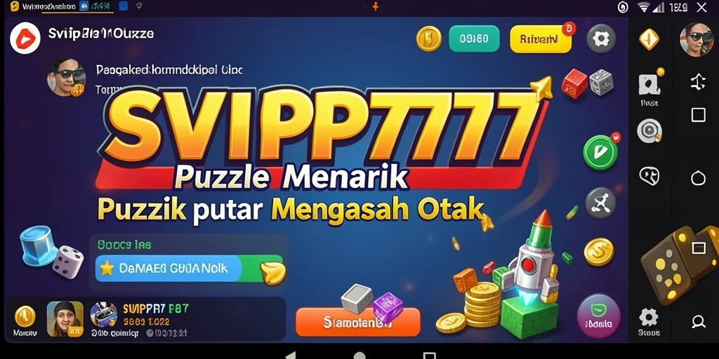 Tampilan gameplay SVIP777 yang menantang dan berwarna.