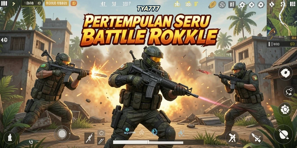 Gameplay menarik TYA777 dalam pertempuran Battle Royale.