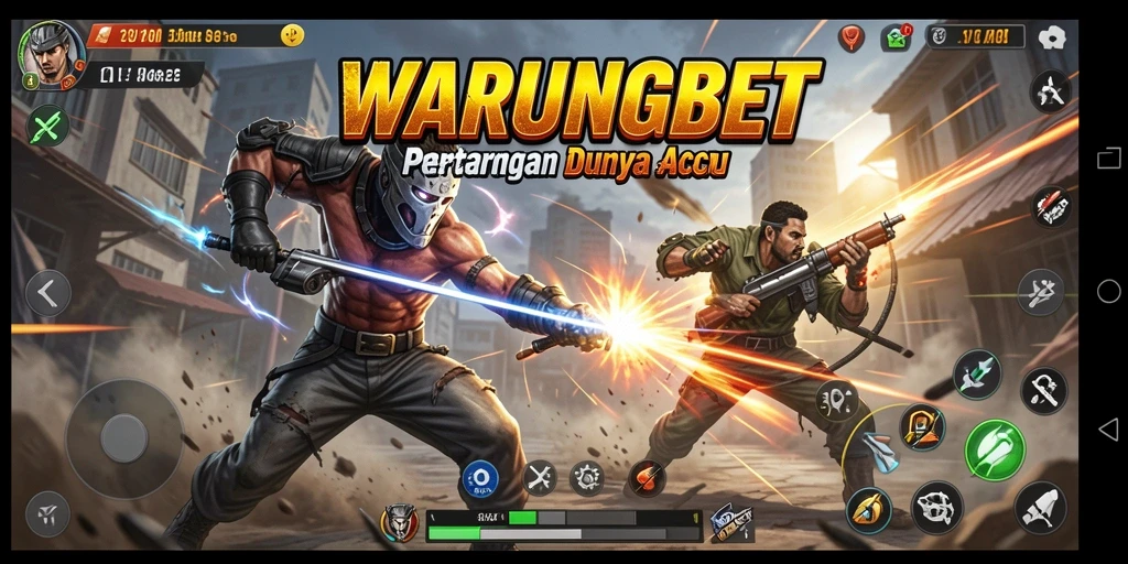 Tampilan penuh aksi dalam gameplay WARUNGBET yang mendebarkan.